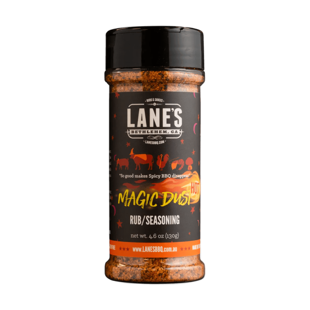 Magic Dust HOT Rub/Seasoning 130g (Lane's BBQ) - Rubs & Seasonings - The Meat Wagon