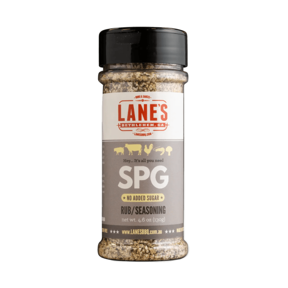 SPG Rub - Salt, Pepper, Garlic 130g (Lane's BBQ) - Rubs & Seasonings - The Meat Wagon