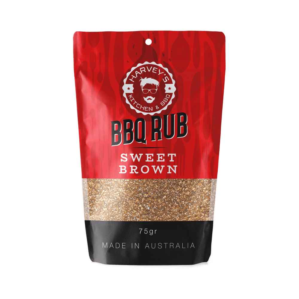 Sweet Brown BBQ Rub 75g (Harvey's Kitchen & BBQ) - Rubs & Seasonings - The Meat Wagon